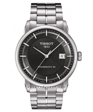 Load image into Gallery viewer, Tissot Luxury Powermatic 80 Grey Dial Silver Steel Strap Watch for Men - T086.407.11.061.00