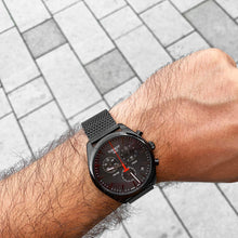 Load image into Gallery viewer, Tissot T Classic PR 100 Chronograph Black Dial Black Mesh Bracelet Watch For Men - T101.417.33.051.00