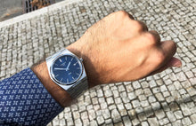 Load image into Gallery viewer, Tissot T Classic PRX Blue Dial Silver Steel Strap Watch For Men - T137.410.11.041.00