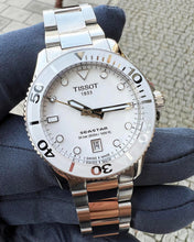 Load image into Gallery viewer, Tissot Seastar 1000 Lady White Dial Silver Steel Strap Unisex Watch - T120.210.11.011.00
