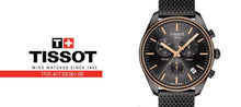 Load image into Gallery viewer, Tissot T Classic PR 100 Chronograph Anthracite Black Dial Black Mesh Bracelet Watch For Men - T101.417.23.061.00
