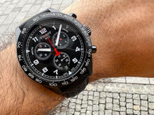 Load image into Gallery viewer, Tissot T Sport PRS 516 Chronograph Black Dial Black Leather Strap Watch for Men - T131.617.36.052.00