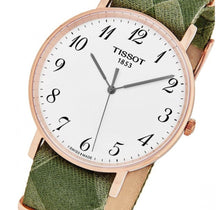 Load image into Gallery viewer, Tissot T Classic Everytime White Dial Green Nylon Strap Watch for Men - T109.610.38.032.00