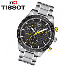 Load image into Gallery viewer, Tissot PRS 516 Chronograph Black Dial Silver Steel Strap Watch For Men - T100.417.11.051.00