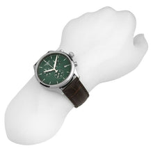 Load image into Gallery viewer, Tissot Chrono XL Chronograph Classic Green Dial Brown Leather Strap Watch For Men - T116.617.16.091.00