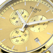 Load image into Gallery viewer, Tissot T Sport Chrono XL Classic Gold Dial Two Tone Steel Strap Watch for Men - T116.617.22.021.00