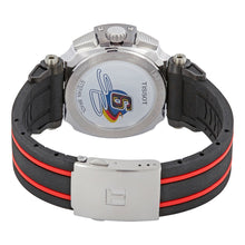 Load image into Gallery viewer, Tissot T Race Chronograph Stefan Bradl Special Edition Black Dial Black Rubber Strap Watch for Men - T092.417.27.057.02