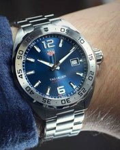 Load image into Gallery viewer, Tag Heuer Formula 1 Blue Dial Silver Steel Strap Watch for Men - WAZ1118.BA0875