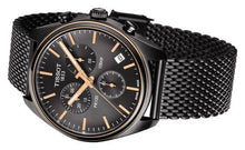 Load image into Gallery viewer, Tissot T Classic PR 100 Chronograph Anthracite Black Dial Black Mesh Bracelet Watch For Men - T101.417.23.061.00
