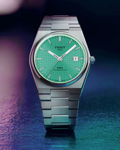 Load image into Gallery viewer, Tissot PRX Powermatic 80 Automatic Mint Green Dial Silver Steel Strap Watch for Men - T137.407.11.091.01