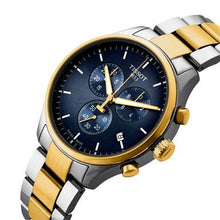 Load image into Gallery viewer, Tissot Chrono XL Classic Blue Dial Two Tone Steel Strap Watch for Men - T116.617.22.041.00