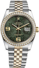 Load image into Gallery viewer, Rolex Datejust 36 Green Dial Watch 116243-0009