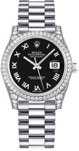 Load image into Gallery viewer, Rolex Datejust 31 Black Dial Diamond Watch 178159