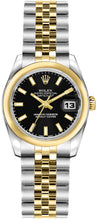 Load image into Gallery viewer, Rolex Lady-Datejust 26 Black Dial Women's Watch 179163