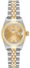 Load image into Gallery viewer, Rolex Lady-Datejust 26 Champagne Index Dial Women's Watch 6917