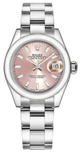 Load image into Gallery viewer, Rolex Lady-Datejust 28 Pink Dial Oyster Bracelet Watch 279160-0002