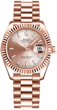 Load image into Gallery viewer, Rolex Datejust 31 Everose Gold President Bracelet Women's Watch 178275F-0017