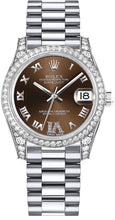 Load image into Gallery viewer, Rolex Datejust 31 Bronze Dial Diamond Women's Watch 178159-0050