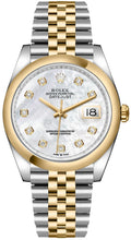 Load image into Gallery viewer, Rolex Datejust 36 Mother of Pearl Domed Bezel Watch 126203-0023