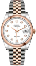 Load image into Gallery viewer, Rolex Datejust 36 White Diamond Watch 116201-0067