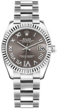 Load image into Gallery viewer, Rolex Datejust 31 Grey Dial Diamond VI Women's Luxury Watch 278274-0027