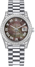Load image into Gallery viewer, Rolex Datejust 31 Black Mother of Pearl Dial Diamond Watch 178159