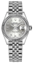Load image into Gallery viewer, Rolex Lady-Datejust 28 White Gold Fluted Bezel Women's Watch 279174-0021
