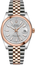 Load image into Gallery viewer, Rolex Datejust 36 Automatic Rose Gold &amp; Steel Unisex Watch 126201-0033