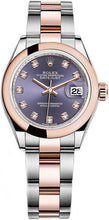 Load image into Gallery viewer, Rolex Lady-Datejust 28 Purple Diamond Women's Watch 279161-0016
