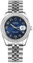 Load image into Gallery viewer, Rolex Datejust 31 Blue Dial Diamond Watch 178384