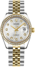 Load image into Gallery viewer, Rolex Datejust 31 Silver Jubilee Diamond Ladies Watch 178383-0010