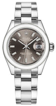 Load image into Gallery viewer, Rolex Lady-Datejust 28 Dark Grey Dial Women's Watch 279160-0010