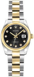 Rolex Lady-Datejust 26 Diamond Gold & Steel Women's Watch 179163