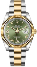 Load image into Gallery viewer, Rolex Datejust 36 Green Dial Women's Watch 126233-0026