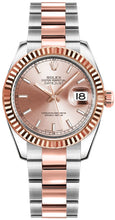 Load image into Gallery viewer, Rolex Datejust 31 Pink Dial Watch 178271-0001