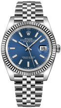 Load image into Gallery viewer, Rolex Datejust 41 Blue Dial Men's Watch 126334-0002