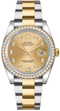 Load image into Gallery viewer, Rolex Datejust 36 Yellow Gold &amp; Oystersteel Oyster Bracelet Watch 116243