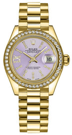 Rolex Lady-Datejust 28 Lilac Dial Women's Watch 279138RBR-0010