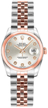 Load image into Gallery viewer, Rolex Lady-Datejust 26 Silver Diamond Jubilee Women's Watch 179161