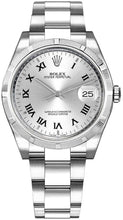 Load image into Gallery viewer, Rolex Oyster Perpetual Date 34 Silver Dial Women's Watch 115210