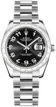 Load image into Gallery viewer, Rolex Datejust 31 White Gold &amp; Steel Black Dial Women's Watch 178344-0058