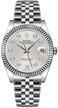 Load image into Gallery viewer, Rolex Datejust 36 Silver Diamond Dial Watch 116234-0084