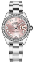 Load image into Gallery viewer, Rolex Lady-Datejust 28 Pink Roman Numeral Watch 279384RBR-0006