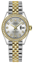 Load image into Gallery viewer, Rolex Lady-Datejust 28 Silver Dial Diamond Women's Watch 279383RBR-0007