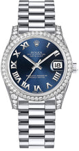 Load image into Gallery viewer, Rolex Datejust 31 Blue Diamond Dial Women's Watch 178159-0070
