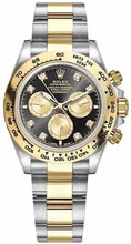 Load image into Gallery viewer, Rolex Cosmograph Daytona Gold &amp; Steel Diamonds Men's Watch 126503-0002