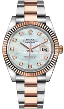 Load image into Gallery viewer, Rolex Datejust 41 Everose Gold Fluted Bezel Men's Watch 126331-0013