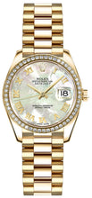 Load image into Gallery viewer, Rolex Lady-Datejust 26 Mother of Pearl Roman Numeral Watch 179138