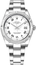Load image into Gallery viewer, Rolex Oyster Perpetual Date 34 White Roman Numeral Watch 115210