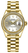 Load image into Gallery viewer, Rolex Lady-Datejust 28 President Bracelet Gold Watch 279138RBR-0001